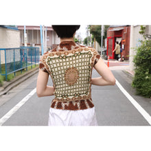 画像をギャラリービューアに読み込む, Animal × scarf pattern tops【A0412】