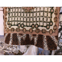 画像をギャラリービューアに読み込む, Animal × scarf pattern tops【A0412】