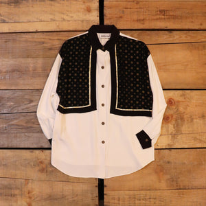Scarf design blouse【A0442】