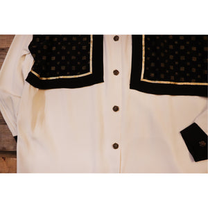 Scarf design blouse【A0442】