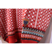 画像をギャラリービューアに読み込む, Nordic pattern wool Sweater【A0454】