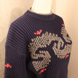 Bottle neck sweater【A0463】