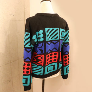 Design knit sweater【A0466】