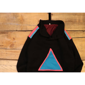 Triangle knit pullover【A0468】