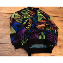 画像をギャラリービューアに読み込む, Mosaic pattern sweater【A0469】