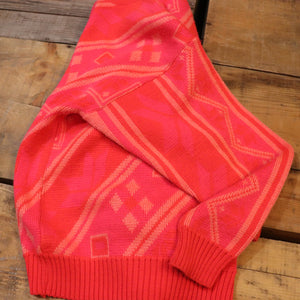 Shockpink bottleneck sweater【A0478】