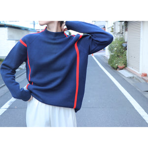 【A0479】2 Lines knit sweater