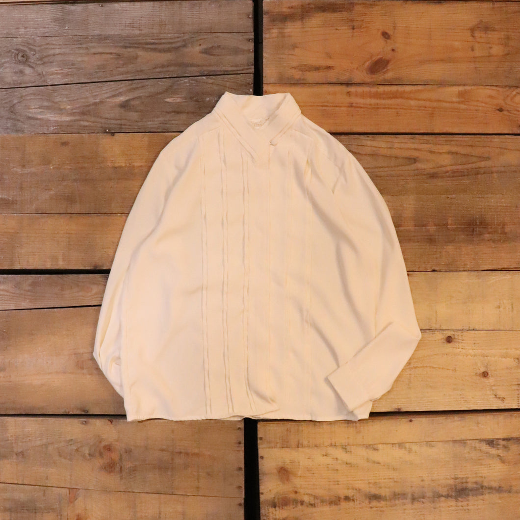 Pleats collar lace blouse【A0482】