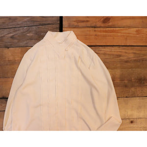 Pleats collar lace blouse【A0482】