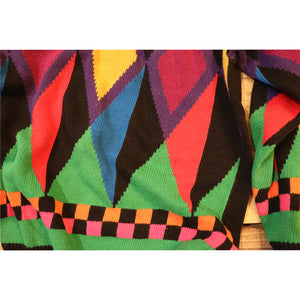 Pattern knit sweater【A0484】