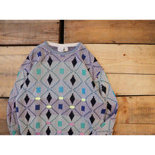画像をギャラリービューアに読み込む, Pattern knit sweater【A0492】