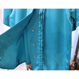 Embroidered color blouse【A0504】
