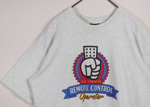 'Remote control' Print T-shirt【A0525】
