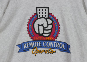 'Remote control' Print T-shirt【A0525】