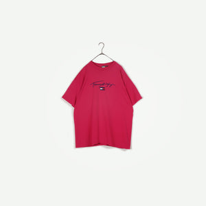 'Tommy Hilfiger' embroidered T-shirt【A0542】