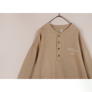 Embroidered sweat pullover【A0598】