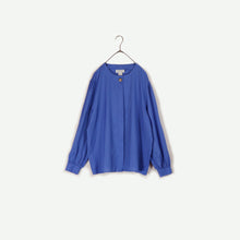 画像をギャラリービューアに読み込む, No collar blouse【A0605】