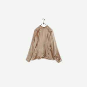 Polyester satin tops【A0612】