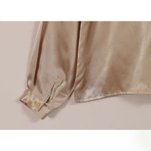 画像をギャラリービューアに読み込む, Polyester satin tops【A0612】