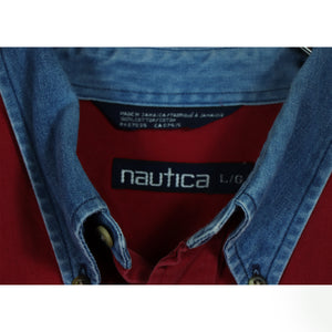 `nautica` Denim collar shirt【A0617】