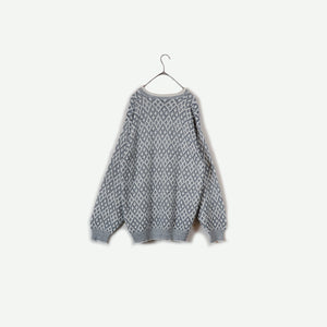 Total pattern sweater 【A0625】