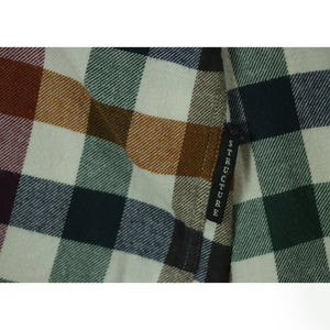 Check pattern band collar shirt【A0643】