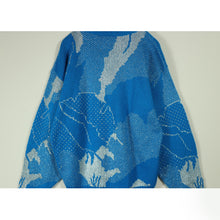 画像をギャラリービューアに読み込む, Silver glitter knit sweater【A0650】