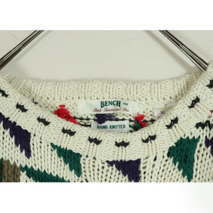 Pattern knit sweater【A0651】