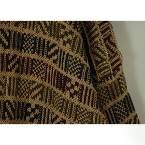 Total pattern knit sweater【A0655】