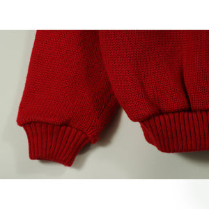 Triangle pattern knit pullover【A0661】