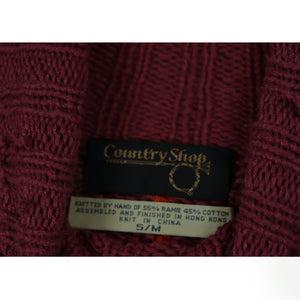 Native pattern knit sweater【A0684】