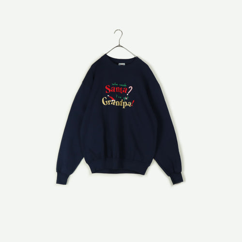 Embroidered pullover【A0696】
