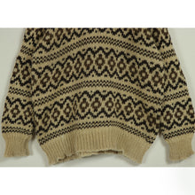 画像をギャラリービューアに読み込む, Pattern knit sweater【A0699】
