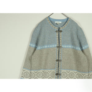 Tyrolean knit cardigan【A0702】