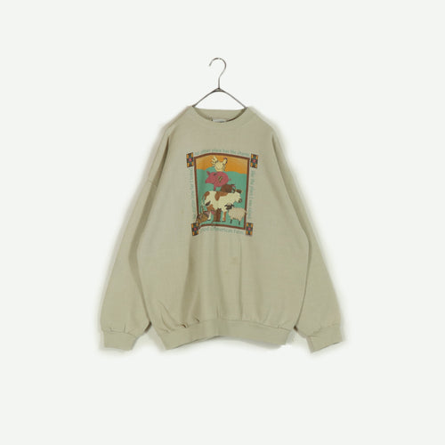 Animals printed pullover【A0706】