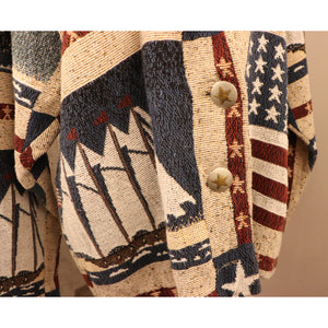 USA pattern jacket【B0096】