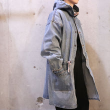 画像をギャラリービューアに読み込む, Hooded denim jacket【B0113】