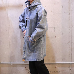 Hooded denim jacket【B0113】