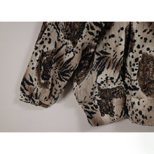 画像をギャラリービューアに読み込む, Animal printed jacket【B0137】