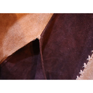 Fringe Leather Poncho【B0152】