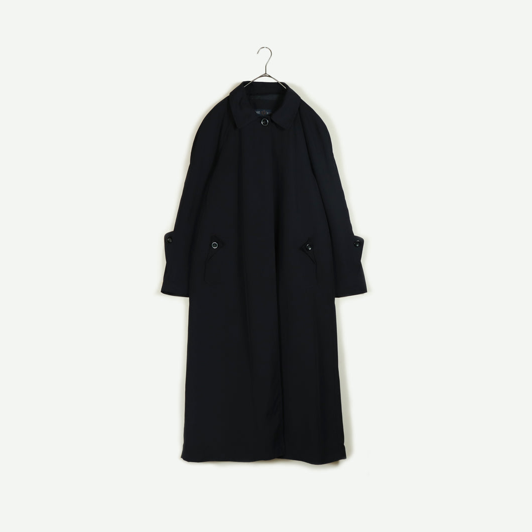 Black Soutien collar coat【B0156】