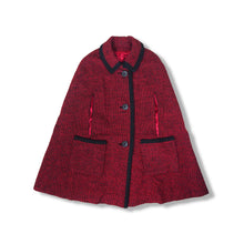 画像をギャラリービューアに読み込む, Color Cape Coat Poncho【B0181】