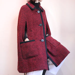 Color Cape Coat Poncho【B0181】