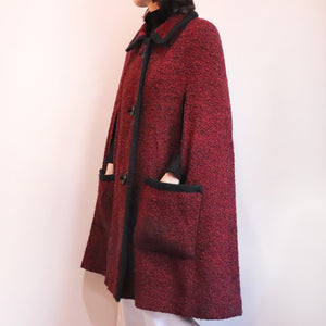 Color Cape Coat Poncho【B0181】