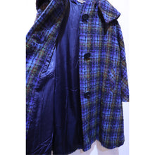 画像をギャラリービューアに読み込む, Big collar check pattern coat【B0224】