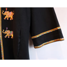 画像をギャラリービューアに読み込む, Elephant embroidered jacket【B0232】