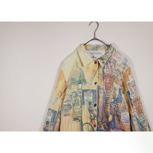 Total print jacket【B0237】