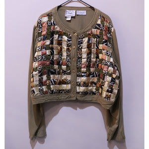 Plain weave design jacket【B0261】