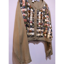 画像をギャラリービューアに読み込む, Plain weave design jacket【B0261】