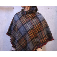画像をギャラリービューアに読み込む, Chack pattern poncho【B0264】